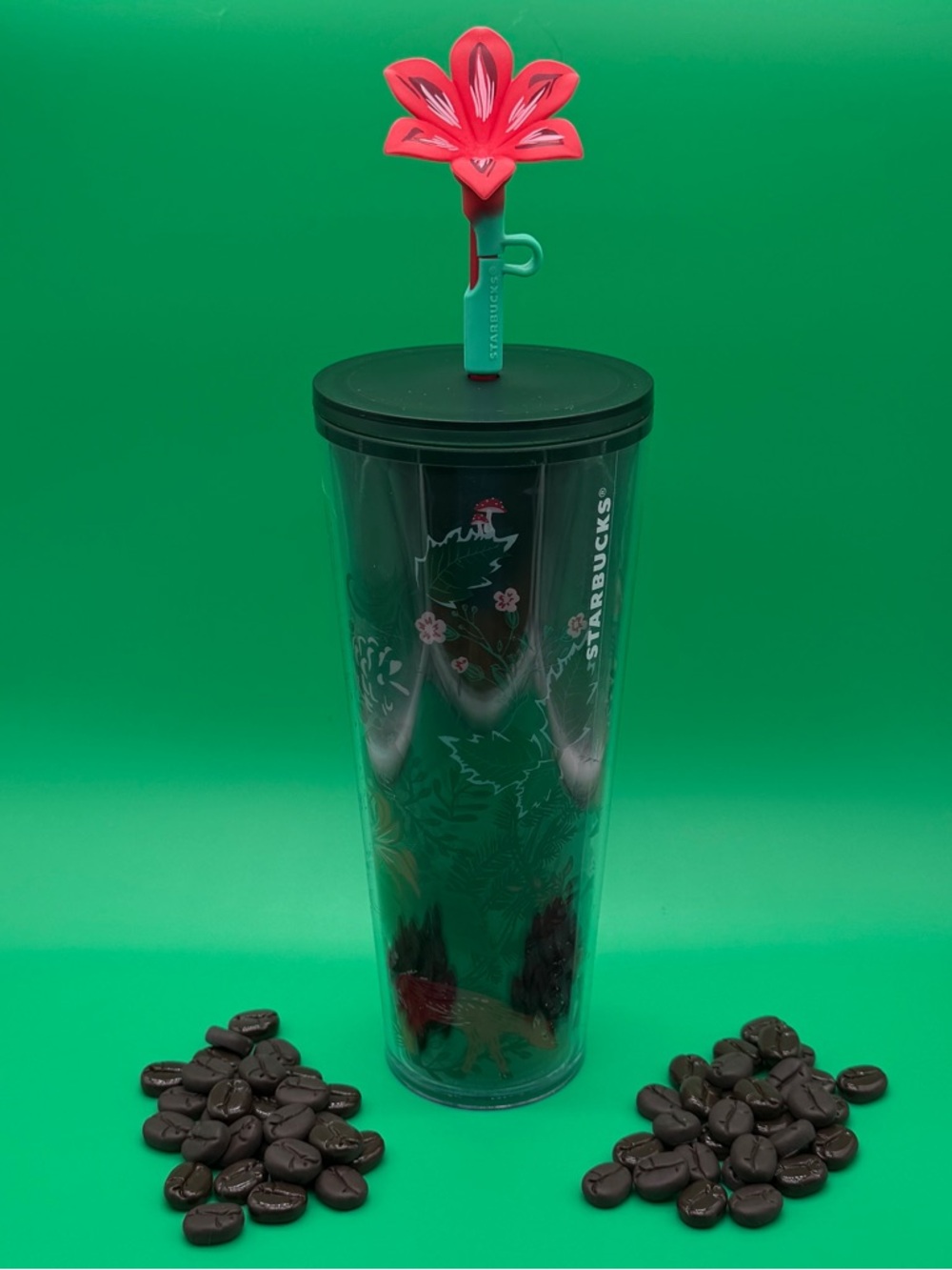 🌹NWT Starbucks Venti Christmas 2023 Poinsettia Cup